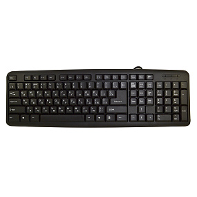 Клавиатура Defender HB-420 USB полноразмерная USB черная 