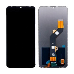 Дисплей для телефона Infinix Hot 10S (X689D) в сборе с тачскрином Черный - Оригинал