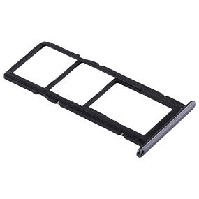 Контейнер SIM Huawei Honor 7A/7A Pro/9S/Y6 2018 (DUA-L22/AUM-L29/ATU-L31) Черный
