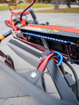 Электроснегокат Молния Макс (9600mAh/пульт/RGB-Led)