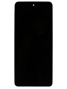 Дисплей для телефона Tecno Spark 20 Pro (KJ6) модуль с рамкой Черный - Оригинал