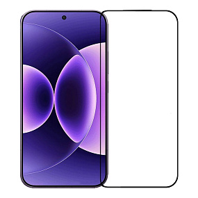 Защитное стекло Xiaomi 17/17 Pro 2.5D черное